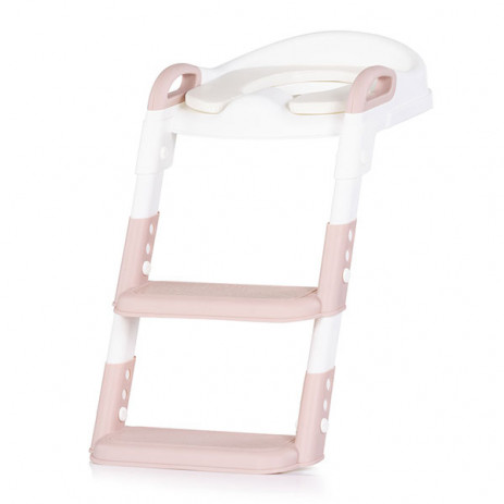 Chipolino Toilet trainer seat with ladder KIDDY 18m+ Pink from Pakostnik