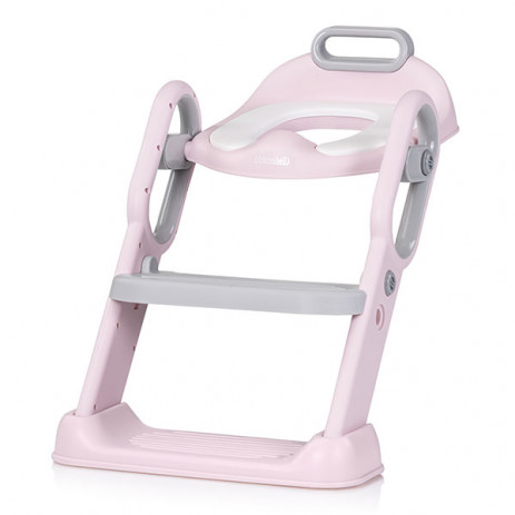 Chipolino Toilet trainer seat with ladder FLIPPY 18m+ Pink from Pakostnik