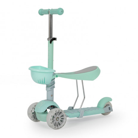Moni Scooter with seat BUBBLEGUM Green from Pakostnik