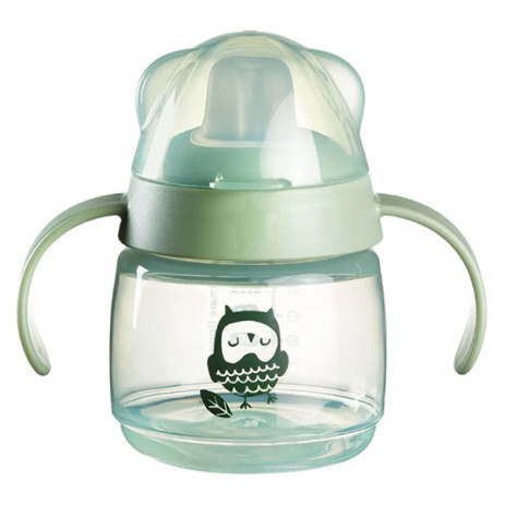 Tommee Tippee Spill-proof cup with handles and soft spout 150 ml 4m+ Owl TT.0288 from Pakostnik
