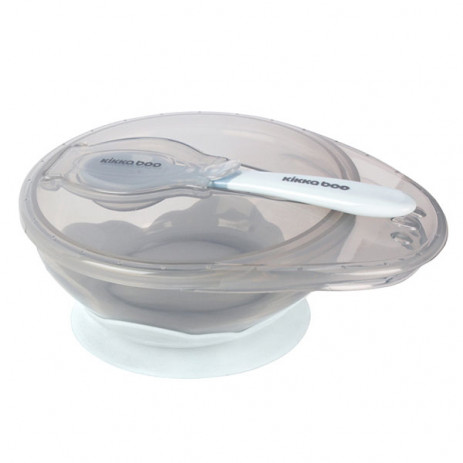 Kikkaboo Bowl with spoon Blue from Pakostnik
