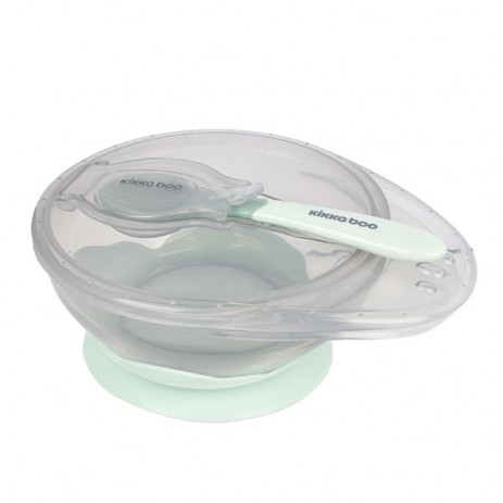 Kikkaboo Bowl with spoon Mint from Pakostnik