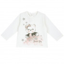 Long-sleeved blouse (74,80,86 cm) Ecru 02676