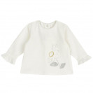 Long-sleeved blouse (80 cm) Ecru 02774
