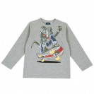 Long-sleeved blouse (92,98,104,110,116 cm) Grey