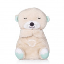 Breathable plush toy with music and lights (white noise) OTTER 