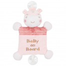 Car toy BABY ON BOARD 26cm HIPPO DREAMS 0m+