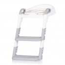 Toilet trainer seat with ladder KIDDY 18m+ Grey