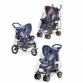 Reer Universal rain hood for baby stroller XL- Transparent
