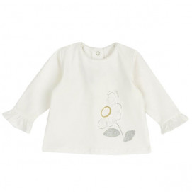 Chicco Long-sleeved blouse (80 cm) Ecru 02774