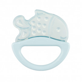 Canpol babies Silicone rattle with soft comb 0m+ FISH Blue