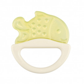 Canpol babies Silicone rattle with soft comb 0m+ FISH Yellow