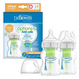 Dr.Brown's Bottle set WIDE-NECK Options+ 150ml 2pcs