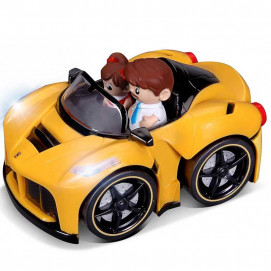 Bburago Junior Ferrari stroller with movable figures Yellow16-81006