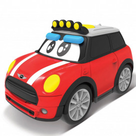 Bburago Junior Plastic trolley MINI COOPER with batteries red 16-81205