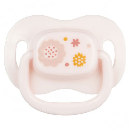 Canpol babies Silicone Soother with symmetrical shape Newborn Baby 0-6 months flower