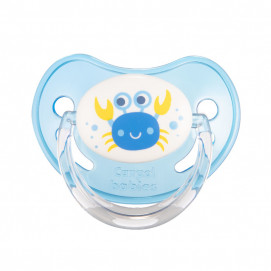 Canpol babies Silicone orthodontic shape soother NATURE 6-18m Blue