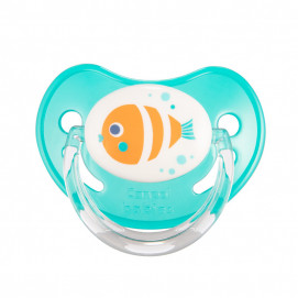 Canpol babies Silicone orthodontic shape soother NATURE 6-18m Green