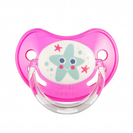 Canpol babies Silicone orthodontic shape soother NATURE 6-18m Pink