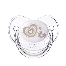 Canpol babies Silicone isocyanate. Pacifier 0-6m Newborn Baby Heart white