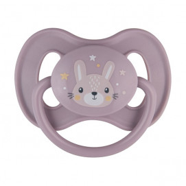 Canpol babies Rubber pacifier-shaped cherry 6-18 ANIMALS Pink