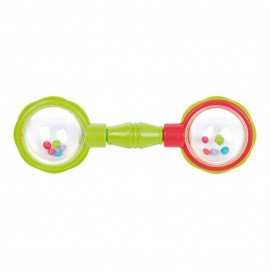 Canpol babies Baby Rattle balls with dumbbells green/red