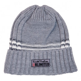 KidSport Knitted hat Grey (2-6 years) 