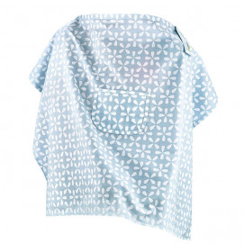 Babyjem Nursing apron with pocket BJ-323 Blue