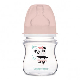 Canpol babies Exotic Animals Wide Neck Bottle 120 ml Pink