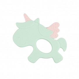 Canpol babies Silicone teether UNICORN Green