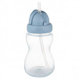 Canpol babies Spill a bottle of soft straw 12m+ 270 ml Blue