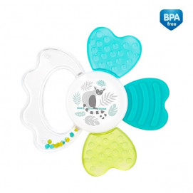 Canpol babies Rattle with soft bite teether Jungle Blue