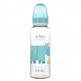 Canpol babies Feeding bottle AFRICA 250ml 12m+ Blue