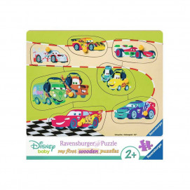 Ravensburger Wooden Jigsaw Puzzle - The Cars Family 7pc