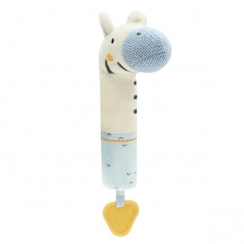 Kikkaboo Squeaky toy with teether 21cm 0m+ Stripy Friends