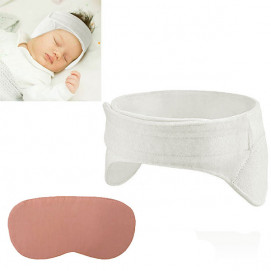 Babyjem Ear protector and sleep band 2in1 BJ-590 Ecru/Pudra