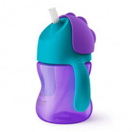 Philips Avent Cup with straw 200ml 9m+ Purple