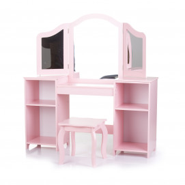 Chipolino Children's wooden dressing table with stool 3 years+ (114 cm)