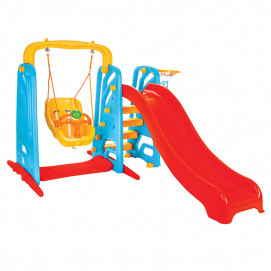 Pilsan Swing slide with Wavy red swing
