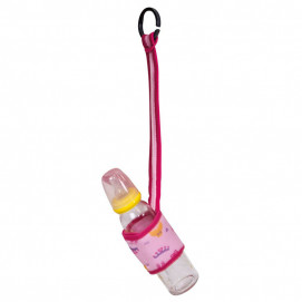 Sevi bebe Hanger for bottle and toy Pink