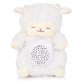 Chipolino Plush toy with projector and music (white noise) LAMB