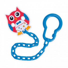 Canpol babies Clip Pacifier with chain Owl red