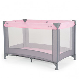 Moni Folding cot SOLO 1 level Pink