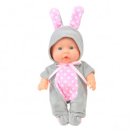 Moni Toys Doll 20 cm Bunny Grey 6129