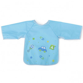 Cangaroo Bib with sleeves blue Piggy