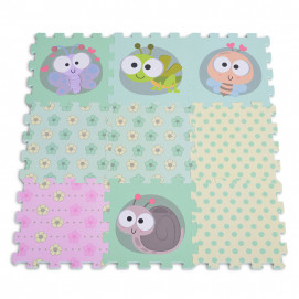 Moni Toys Soft carpet puzzle INSECT WORLD 9 items 3082