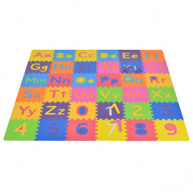 Moni Toys Soft Puzzle Mat Alphabet and Numbers (36 pcs / 30 x 30 cm) 3367