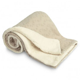 Sensillo Lace and plush blanket 80 x 100 cm