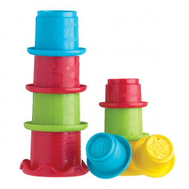 Playgro Set of 9 colorful stacking cups 9m+ PG.0165