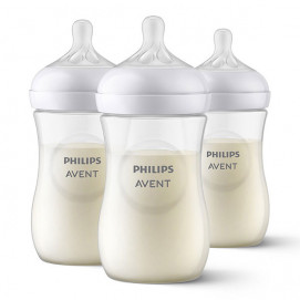 Philips Avent Feeding bottle 3 pcs NATURAL RESPONSE 260 ml with teat 1m+ (Flow 3)